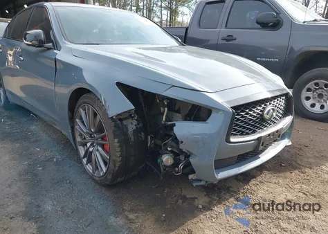 2024 Infiniti Q50 Red Sport 400 из США, поврежденный, VIN JN1FV7DP8RM660470